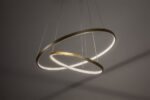 Beliza.ind.pend. LED75W, 2 round, gold 72348 - imagine 5