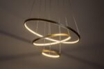 Beliza.ind.pend. LED90W, 3 round, gold 72349 - imagine 4