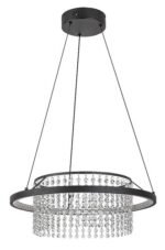 Maribell.ind.pend. LED40W, black, D48cm 72353 - imagine 2