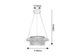 Maribell.ind.pend. LED40W, black, D48cm 72353 - imagine 7
