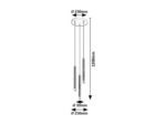 Ramira,ind.pend.G9 3xMAX5W, D25cm, black 72358 - imagine 5