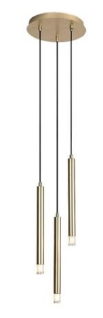 Ramira,ind.pend. G9 3xMAX5W, D25cm, gold 72359