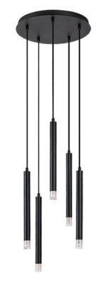Ramira,ind.pend.G9 5xMAX5W, D36cm, black 72360 - imagine 2