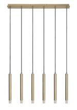 Ramira,ind.pend.G9 6xMAX5W, L77cm, gold 72363 - imagine 2