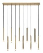 Ramira,ind.pend.G9 10xMAX5W, L96cm, gold 72365
