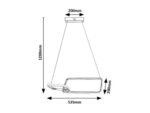 Malwen,ind.pend. LED36W, 53,5x29cm 72368 - imagine 5