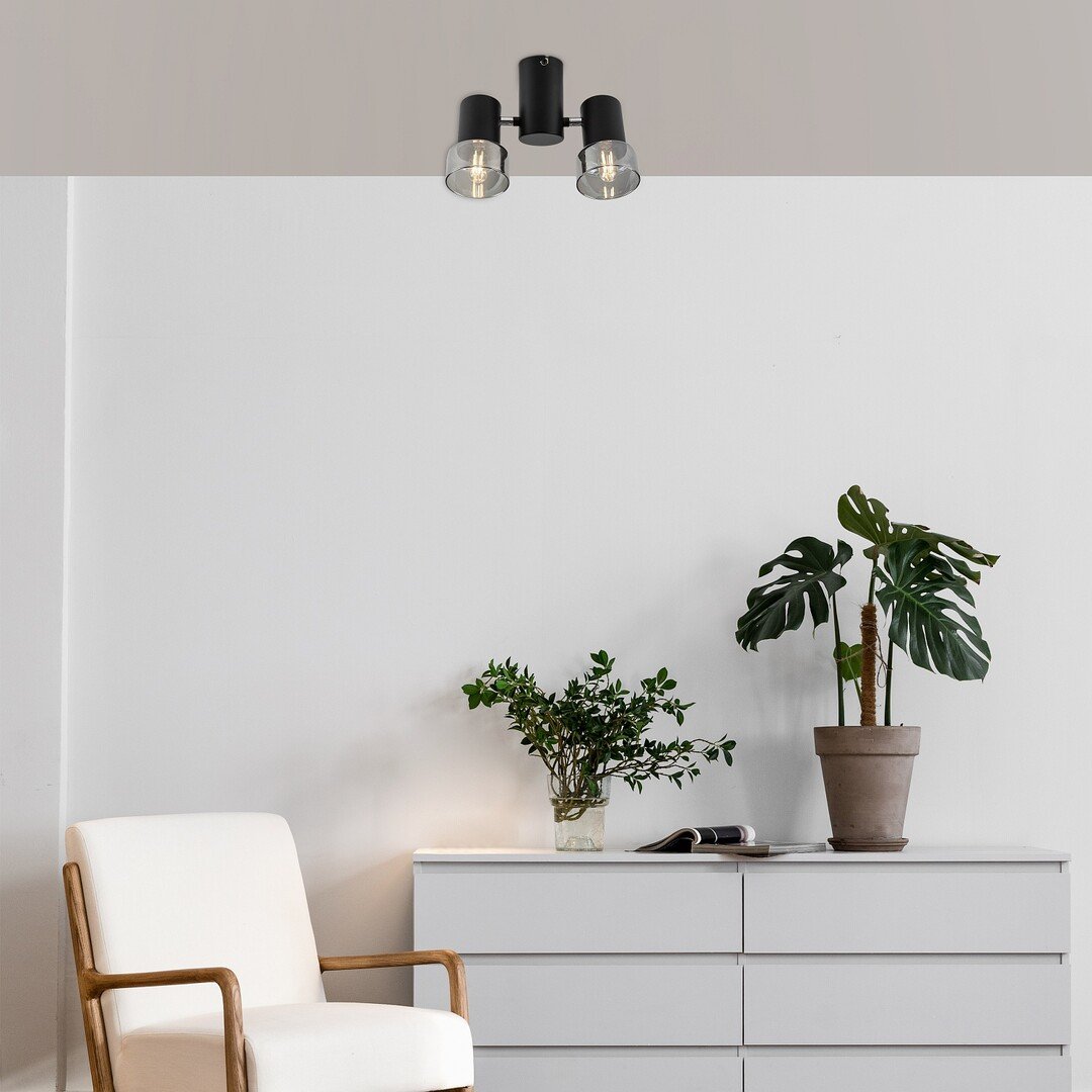73053-e Hatice,ind.ceil. E14 2xMAX15W, L24,5cm 73053 - imagine 1