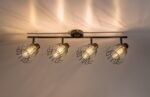 Emerencia,ind.ceil. E14 4xMAX40W, L87cm 73070 - imagine 3