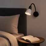Soma,ind.wall, E14 1x40W, H20,5cm, black 73090