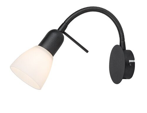 73090 Soma,ind.wall, E14 1x40W, H20,5cm, black 73090 - imagine 1