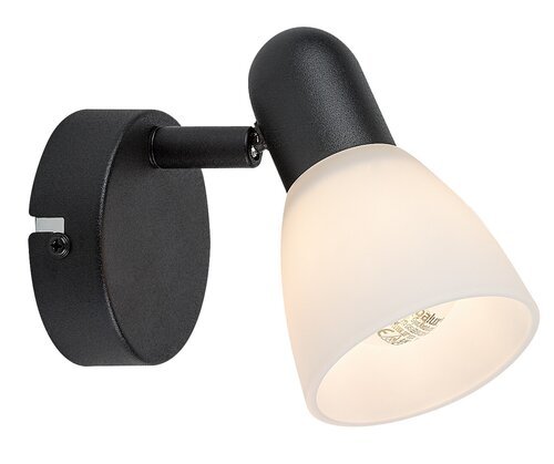 73091 Soma,ind.spot, E14 1xMAX40W, H13cm,black 73091 - imagine 1