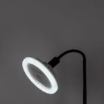 Lampadar Venturo, Metal Negru, Abajur Alb, E27 x1 20W, L380mm, H1350mm, Rabalux - imagine 3