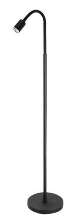 Lampadar Venturo, Metal Negru, Abajur Alb, E27 x1 20W, L380mm, H1350mm, Rabalux - imagine 6