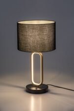 Domiro,ind.table,E27 1x60W+LED8W,H46,5cm 74044 - imagine 3
