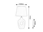 Madelor,ind.table, E14 1xMAX25W, beige 74079 - imagine 3