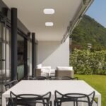 Plafonieră Exterior Hort, Alb, LED 15W, 200x100mm, IP54, Rabalux