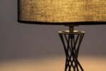 Nivra,ind.table, E27 1xMAX40W, black 74082 - imagine 4