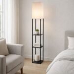 Lampadar Bronn, Negru, E27 1x40W, 220x1500mm, H1500mm, Rabalux