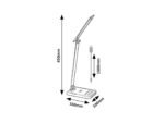 Veioză Traze, Negru, LED 5W, 100x450mm, Rabalux - imagine 10