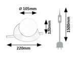 Jules,ind.table, G9 1xMAX5W, H12cm 74222 - imagine 6