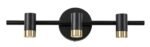 Kadir,ind.ceil. LED9W, L47cm, black/gold 75042 - imagine 5