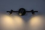 Kadir,ind.ceil. LED9W, L47cm, black/gold 75042 - imagine 7