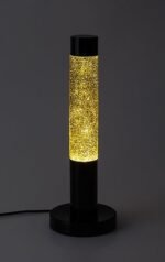 Lavastic,lava lamp, 25W, gold glitter 76029 - imagine 3