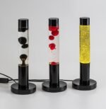 Lavastic,lava lamp, 25W, gold glitter 76029 - imagine 5