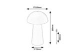 Mireo,ind.table, LED1,5W, H20cm, green 76038 - imagine 5