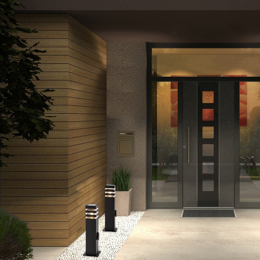 77122-e Lampadar Exterior Ankara, Antracit, E27 1x12W, 90x440mm, IP44, Rabalux - imagine 1