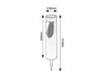 Lampă solară Ravello, Negru, LED 0,1W, IP44, Rabalux - imagine 7