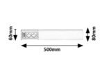 Bath2E,ind.cablight, LED10W, L50cm,white 78040 - imagine 6