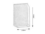 Plafonieră Exterior Zombor, Antracit, GU10 1x35W, 90x90140mm, IP54, Rabalux - imagine 5