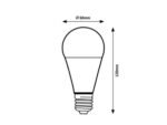 Bec LED SMD, E27 A60, 7W, 1450lm, 3000K 79083 Rabalux - imagine 2