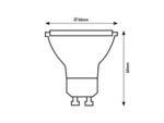 SMD LED, GU10, 7W, 1000lm, 3000K 79131 - imagine 3