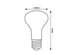 Fil. LED, E14 R50, 4W, 400lm, 4000K 79178 - imagine 3