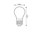 Fil. LED, E27 A60,12W, 1521lm,3000K,dimm 79185 - imagine 2