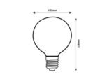 Bec Filament-LED, E27, 12W, 1521lm, 4000K, Rabalux - imagine 2