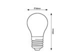 Fil. LED, E27 A60, 7W, 806lm, 3000K 79191 - imagine 5