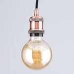 Suport lampă JAILHOUSE E27, cupru inclusiv cleme ORION - imagine 3