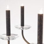 Candelabru de cristal EREMITAGE, 8 lumini G9, cadru otel antichizat, bile de cristal Swarovski, diametru 76cm ORION - imagine 7