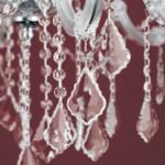 Candelabru THERESA, 6-brate E14 cadru otel argintiu ORION - imagine 7