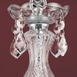 Candelabru THERESA, 6-brate E14 cadru otel argintiu ORION - imagine 6
