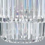 Candelabru PRISM, LED 80W/6400lm/3000K), cadru otel placat cu aur de 24 carate, Diametru 55cm ORION - imagine 7