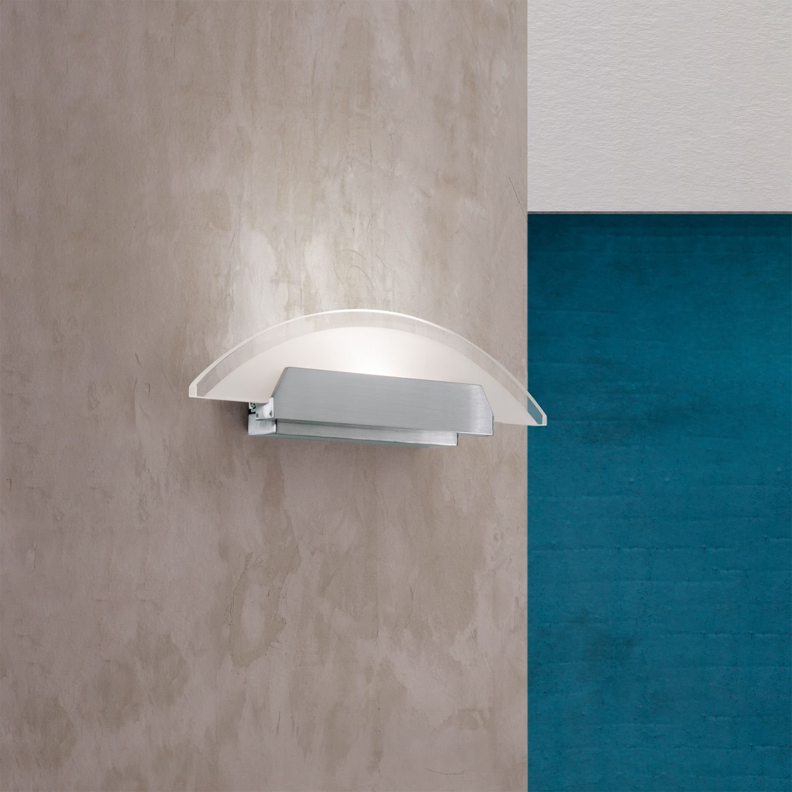 020.1295-01_02_n2 Aplica SWORD, 1 lampa LED 6,5W/635lm/3000K, cadru otel crom satinat, H11cm IP20 ORION - imagine 1