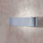 Aplica LED SIMON, aluminiu argintiu antic 2x3W/520lm/3000 ORION - imagine 3