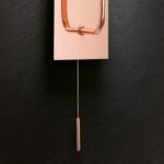 Aplica PIPES, G9 cadru tevi alama solida finisaj cupru cu abajur sticla opal lucios ORION - imagine 4