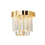 Aplica PRISM, LED 17W/1000lm/3000K, cadru otel placat cu aur de 24 carate, Inaltime 17cm ORION - imagine 5