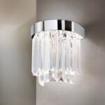 Aplica PRISM, LED 17W/1000lm/3000K, cadru otel crom, Inaltime 17cm ORION