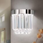 Aplica PRISM, LED 17W/1000lm/3000K, cadru otel crom, Inaltime 17cm ORION - imagine 3